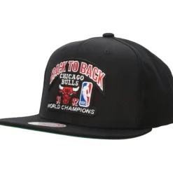 91-92 Back To Back Champs Snapback Hwc Chicago Bulls