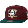 2 Tone Side Patch Snapback Anaheim Ducks