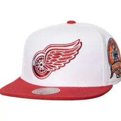 2 Tone Side Patch Snapback Detroit Red Wings