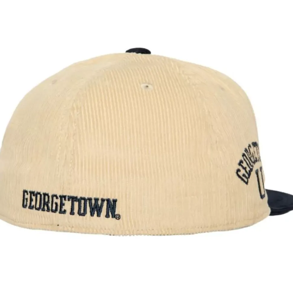 2 Tone Team Cord Fitted Georgetown University