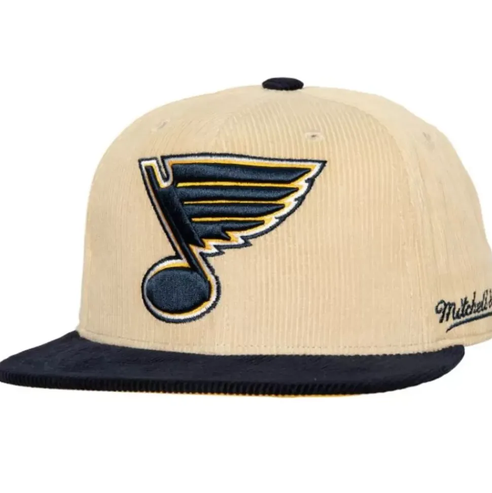 2 Tone Team Cord Fitted Vntg St. Louis Blues