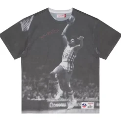 Above The Rim Sublimated Ss Tee New York Nets Julius Erving