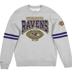 All Over Print Fleece Crew Baltimore Ravens