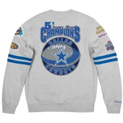 All Over Print Fleece Crew Dallas Cowboys
