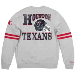 All Over Print Fleece Crew Houston Texans
