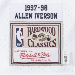 Allen Iverson 1997-98 Philadelphia 76Ers Home Authentic Jersey