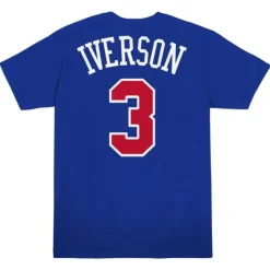 Alt Name & Number Ss Tee Philadelphia 76Ers Allen Iverson