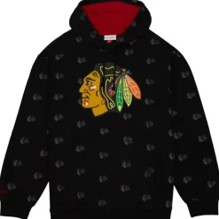 Aop Fleece Hoodie Chicago Blackhawks