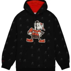 Aop Fleece Hoodie Cleveland Browns