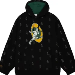 Aop Fleece Hoodie Green Bay Packers