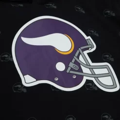 Aop Fleece Hoodie Minnesota Vikings