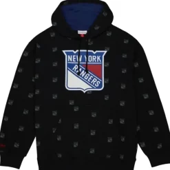 Aop Fleece Hoodie New York Rangers