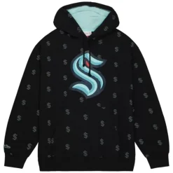 Aop Fleece Hoodie Seattle Kraken
