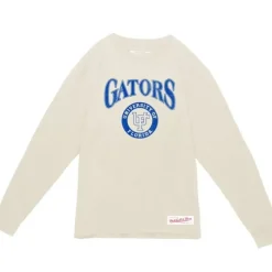 Arched Logo Lockup Slub Ls Tee University Of Florida