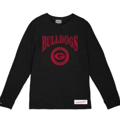 Arched Logo Lockup Slub Ls Tee University Of Georgia
