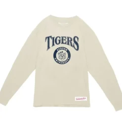 Arched Logo Lockup Slub Ls Tee Auburn University