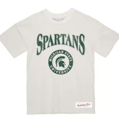 Arched Logo Lockup Slub Tee Michigan State University