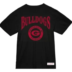 Arched Logo Lockup Slub Tee University Of Georgia