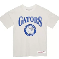 Arched Logo Lockup Slub Tee University Of Florida