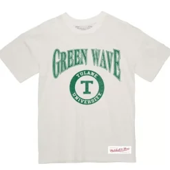 Arched Logo Lockup Slub Tee Tulane University