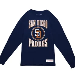 Arched Logo Slub Ls Tee San Diego Padres
