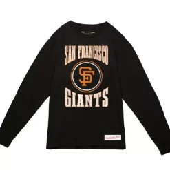 Arched Logo Slub Ls Tee San Francisco Giants