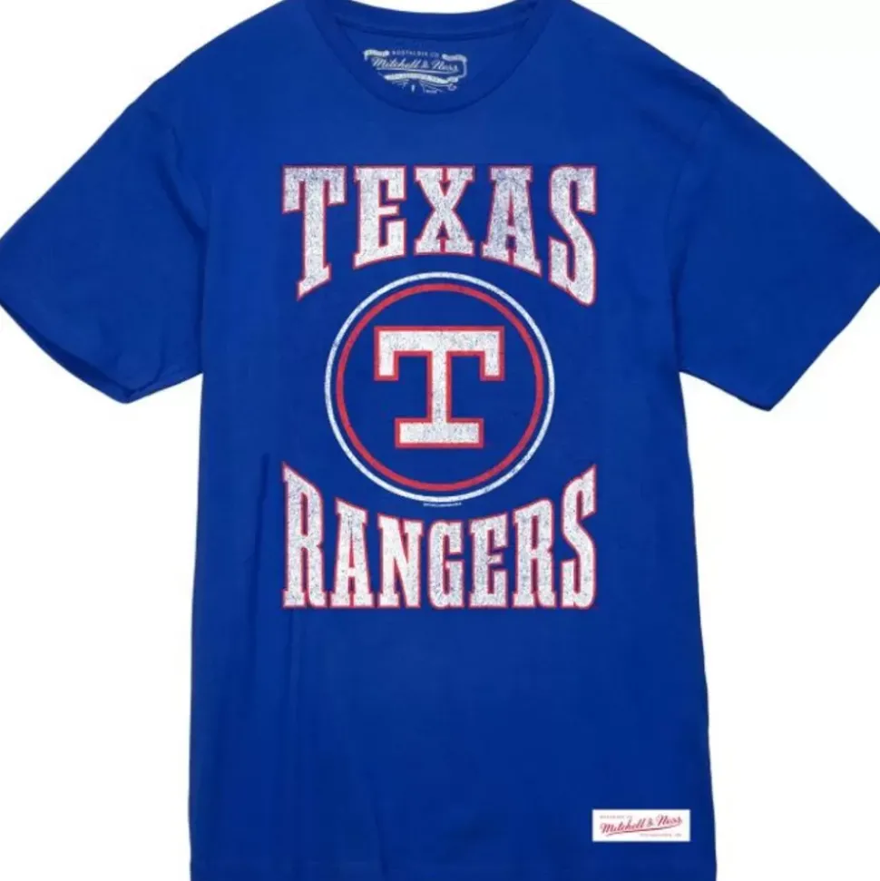 Arched Logo Slub Tee Texas Rangers