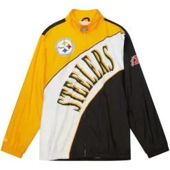 Arched Retro Lined Windbreaker Pittsburgh Steelers