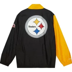 Arched Retro Lined Windbreaker Pittsburgh Steelers