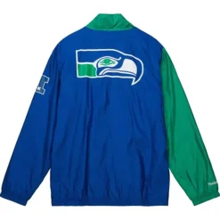 Arched Retro Lined Windbreaker Seattle Seahawks