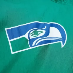 Arched Retro Lined Windbreaker Seattle Seahawks