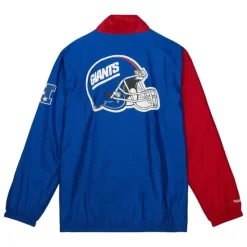 Arched Retro Lined Windbreaker New York Giants