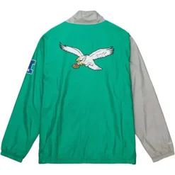 Arched Retro Lined Windbreaker Philadelphia Eagles