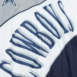 Arched Retro Lined Windbreaker Dallas Cowboys