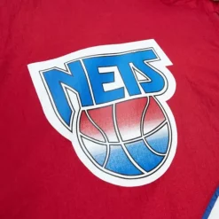 Arched Retro Lined Windbreaker New Jersey Nets