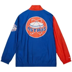 Arched Retro Lined Windbreaker Houston Astros