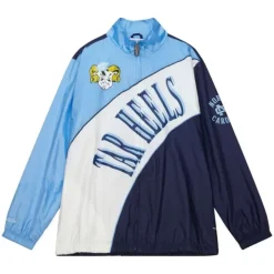 Arched Retro Lined Windbreaker University Of North Carolina