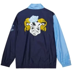 Arched Retro Lined Windbreaker University Of North Carolina