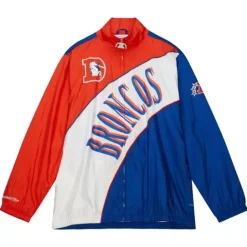 Arched Retro Lined Windbreaker Denver Broncos
