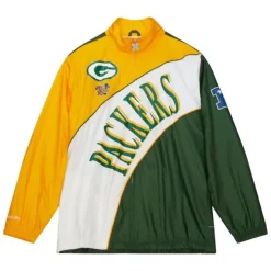 Arched Retro Lined Windbreaker Green Bay Packers