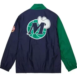 Arched Retro Lined Windbreaker Dallas Mavericks