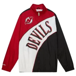 Arched Retro Lined Windbreaker New Jersey Devils