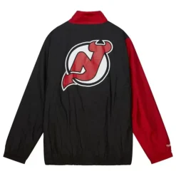 Arched Retro Lined Windbreaker New Jersey Devils
