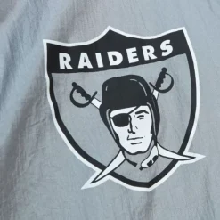 Arched Retro Lined Windbreaker Oakland Raiders
