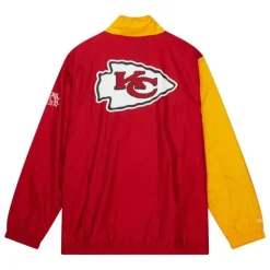 Arched Retro Lined Windbreaker Kansas City Chiefs
