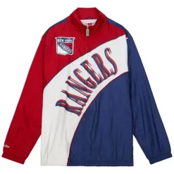 Arched Retro Lined Windbreaker New York Rangers