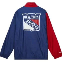 Arched Retro Lined Windbreaker New York Rangers