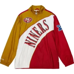 Arched Retro Lined Windbreaker San Francisco 49Ers