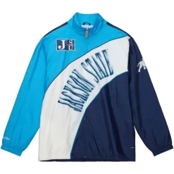 Arched Retro Lined Windbreaker Jackson State University