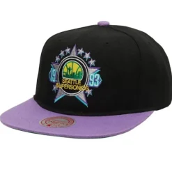 Asg Two Tone Deadstock Snapback Hwc Seattle Supersonics
